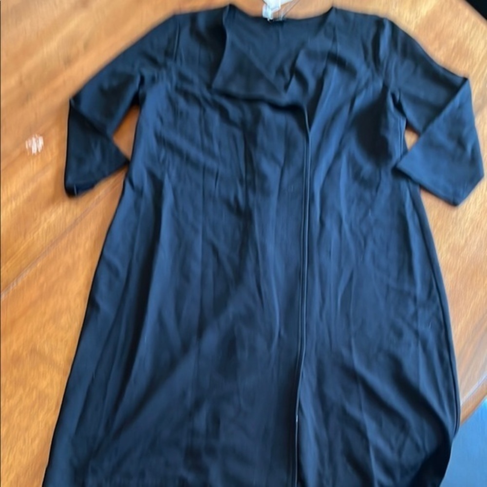 Talbots Black Midi Dress 16P